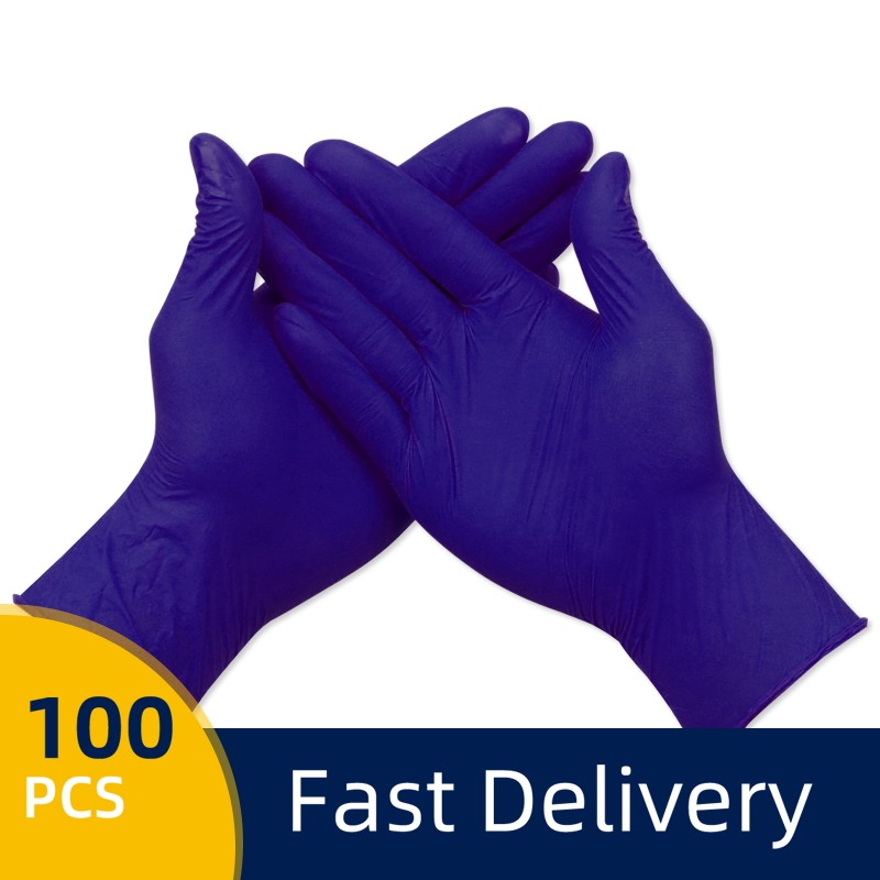 Disposable Nitrile Gloves - Anti-Slip Tattoo