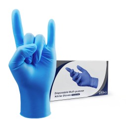 Disposable Nitrile Gloves - Printed With Logo