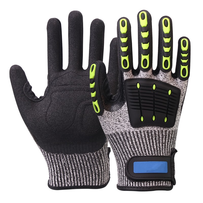 TPR Mechanical Work Gloves - 15G Seamless