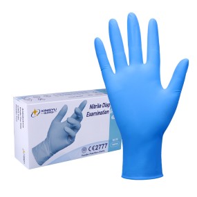 Disposable Nitrile Gloves - CE 4mil Blue Box