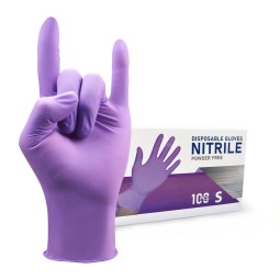 Disposable Nitrile Gloves - 4Mil Anti-Slip