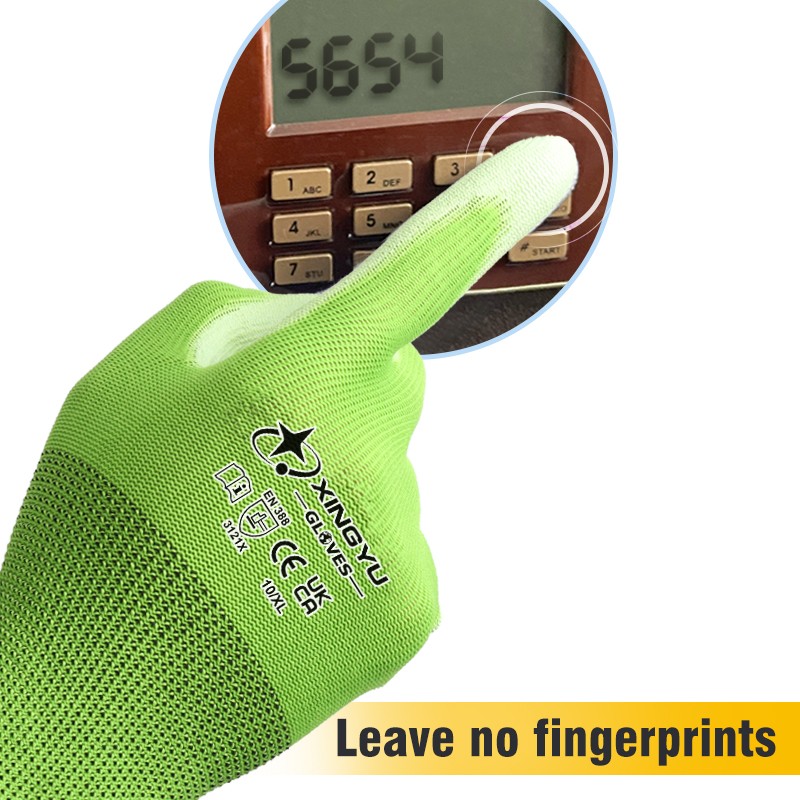 Waterproof Work Gloves - Coated Nylon Lining