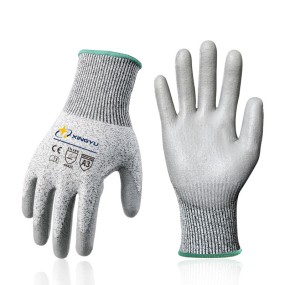 Cut Resistant Gloves - 13G HPPE PU Coating