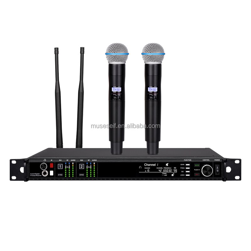 Wireless Handheld Microphone Supplier - AD4D-3 UHF Diversity Dual Channel