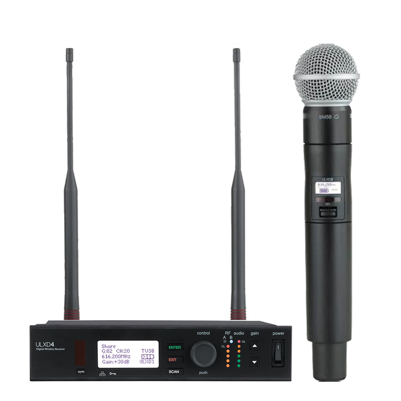 Wireless Handheld Microphone Supplier - ULXD4 Beta Series UHF System