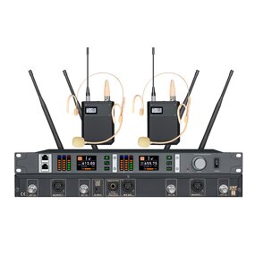 Wireless Microphone Factory - EIF TX-9200 UHF Dual Channel Lavalier