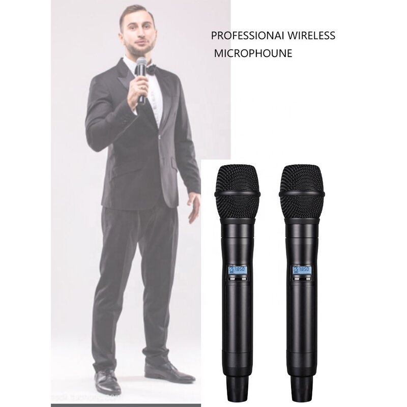 Wireless Microphone Factory - ADX400 UHF Metal Karaoke Handheld