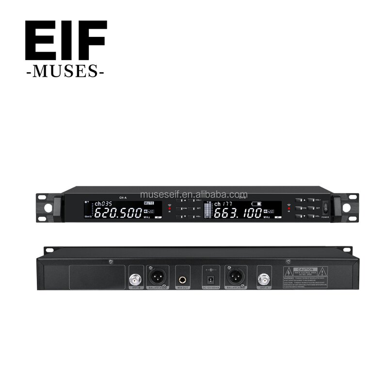 Wireless Conference System Supplier - UHF Dual-channel Microphone Set