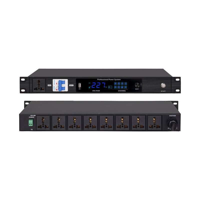 Power Sequencer Supplier - PK-100 Professional 8 Channel Controller