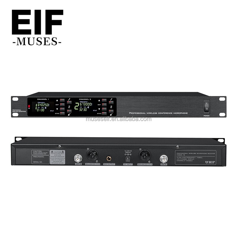 UHF Wireless Microphone Factory - Diversity Handheld for Church Karaoke