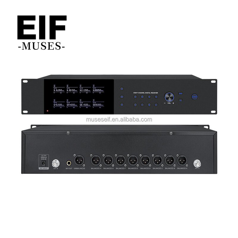 Wireless Microphone System Supplier - 8-Channel XLR Lavalier Headset