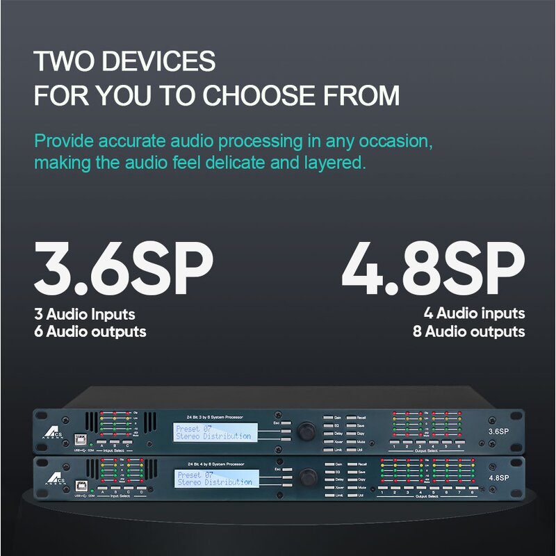 System Processor Supplier - EIF 3.6SP DSP 3 in 6 Out High Quality