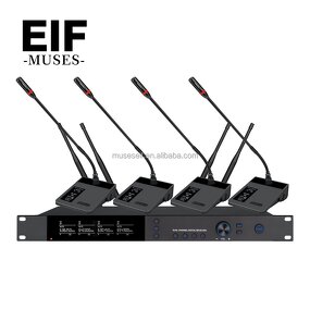 Wireless Microphone System Factory - 4-channel Desktop Conference