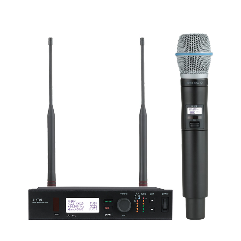 Wireless Handheld Microphone Supplier - ULXD4 Beta Series UHF System