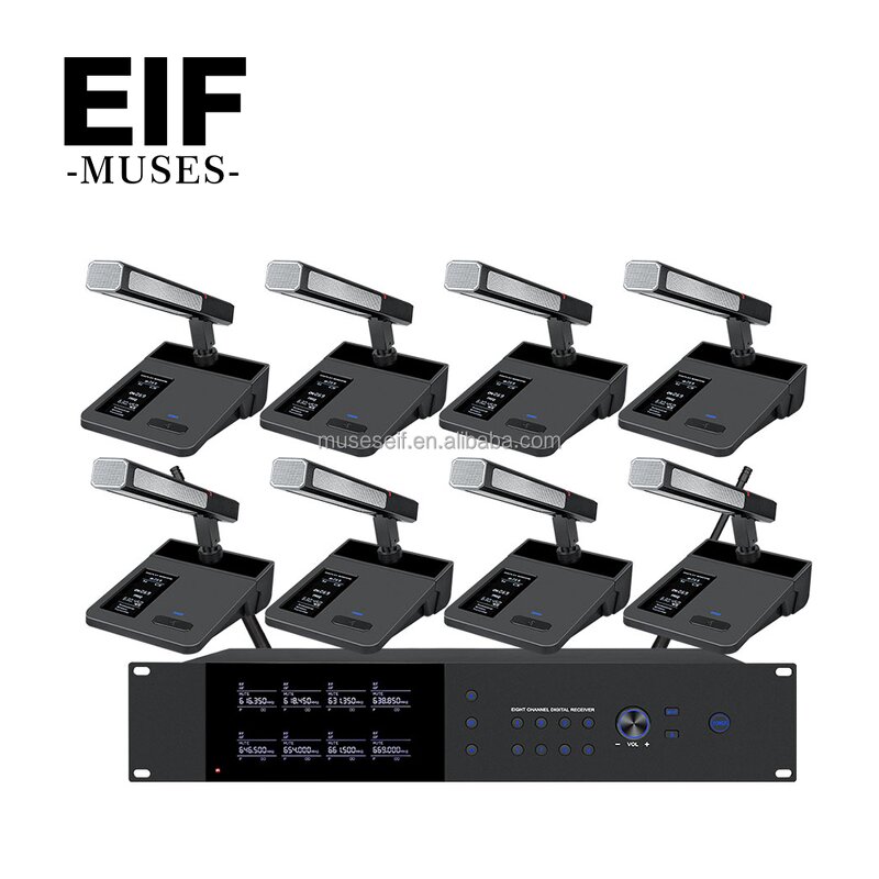 Wireless Microphone System Supplier - 8-Channel XLR Lavalier Headset
