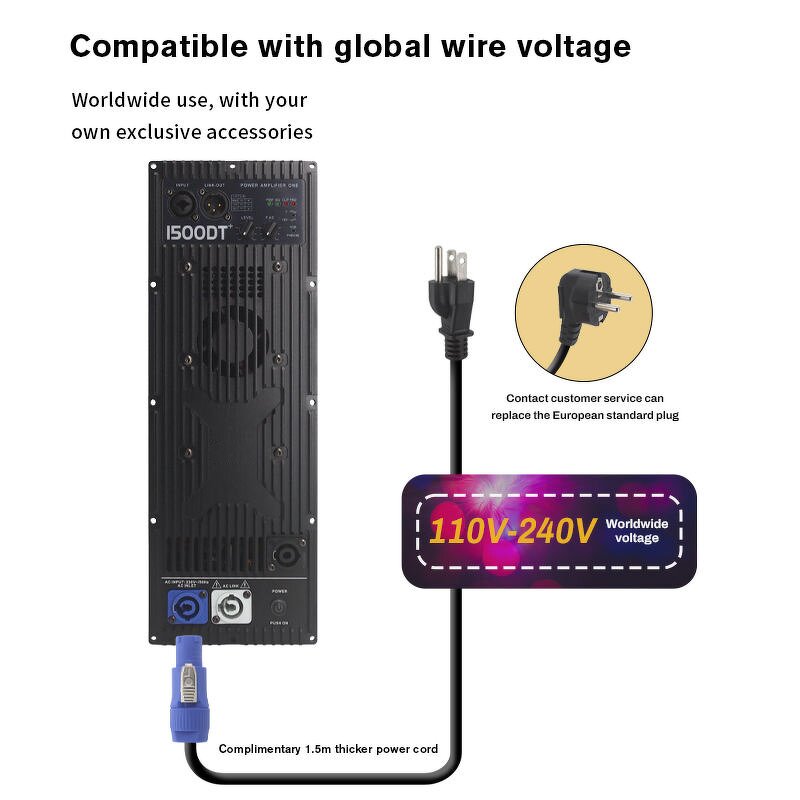 Power Amplifier Module Factory - 1500DT Class D Subwoofer Module