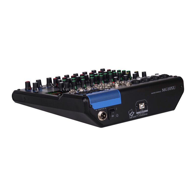 Professional Mixer Factory - M10XU 10 Channel Metal Console