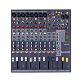 Audio Mixer Factory - EFX8 8-Channel Alloy Steel Console OEM