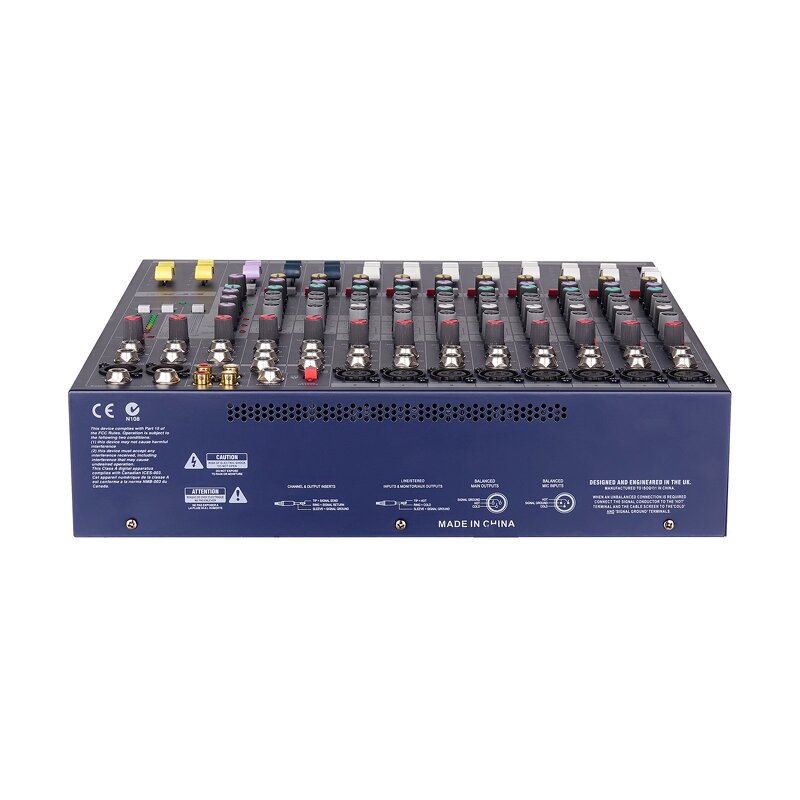 Audio Mixer Factory - EFX8 8-Channel Alloy Steel Console OEM