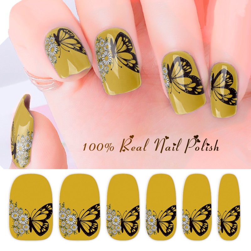 AMP/Olivia 2024 Newest Designs Best Price Private Label Nail Stickers, Nail Accessory Nail Wraps