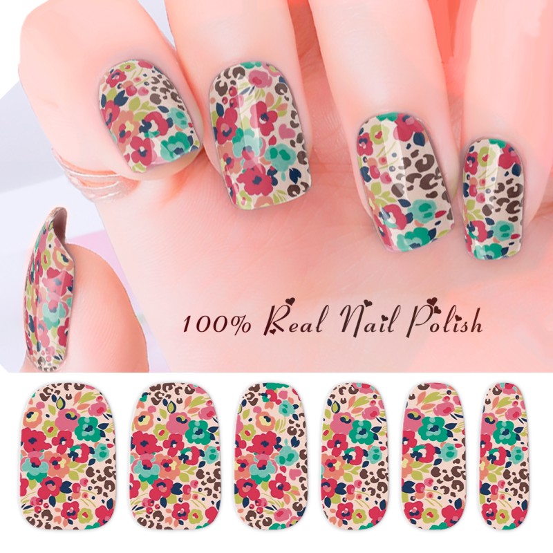 AMP/Olivia  Hot Selling Full Coverage Self-adhesive Nail Polish Sticker