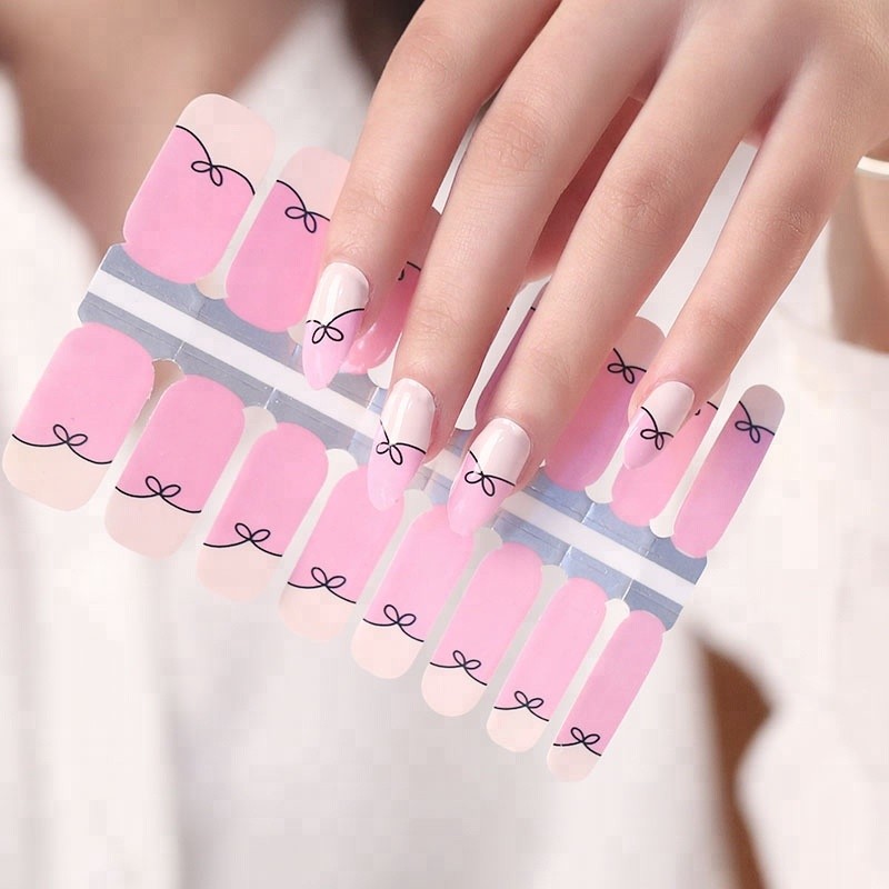 Wholesale New Style Nail Wraps Custom Nail Art Stickers