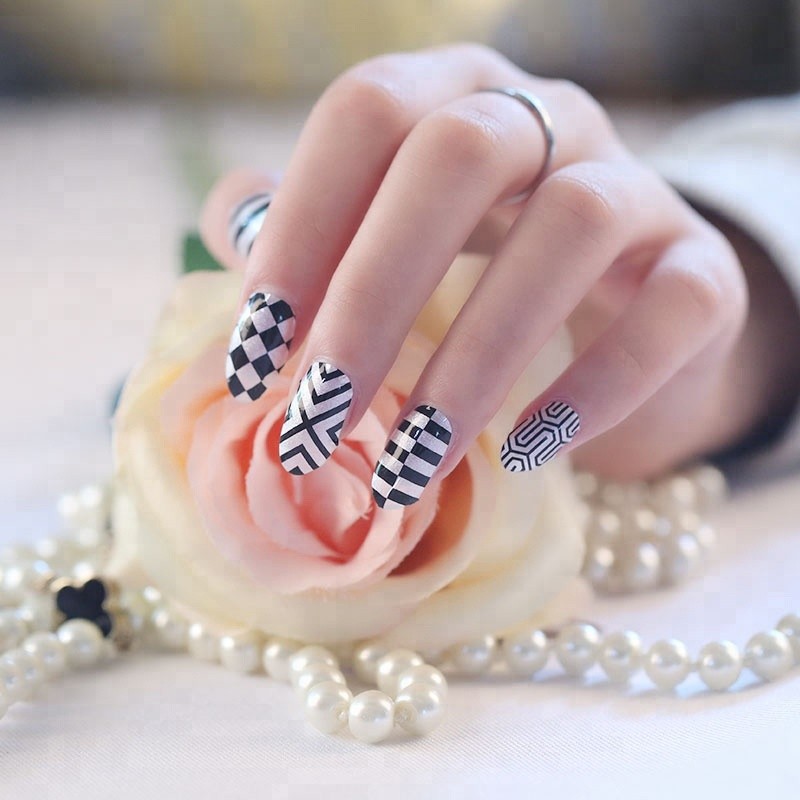 Wholesale New Style Nail Wraps Custom Nail Art Stickers