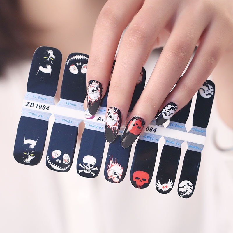 Beautynailssupplies Self Adhesive Nail Stencil Stickers