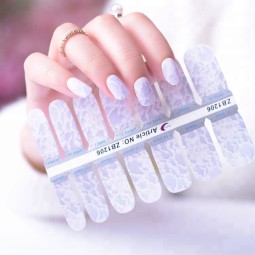 2018 Wholesale Customize Nail Art Nail Wraps Sticker