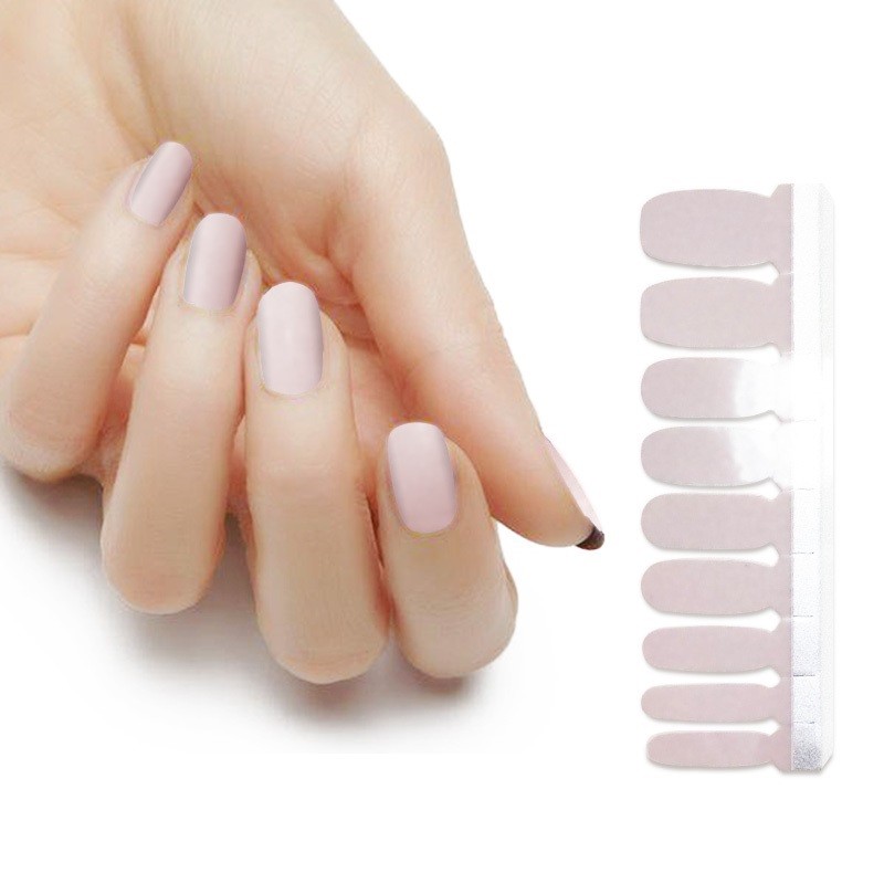 Factory Sale 100% Real Nail Polish Sticker/wraps/strips Matte Nail Wraps for Nail Beauty