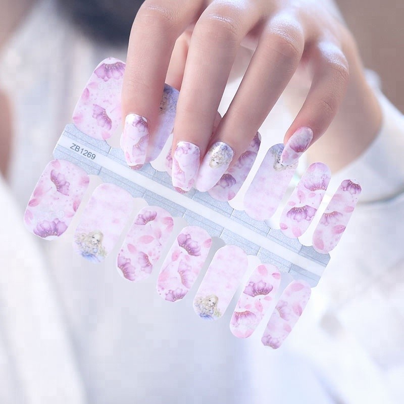 Wholesale Best Price Multiple Pattern Nail Wrap Self Adhesive Nail Stickers