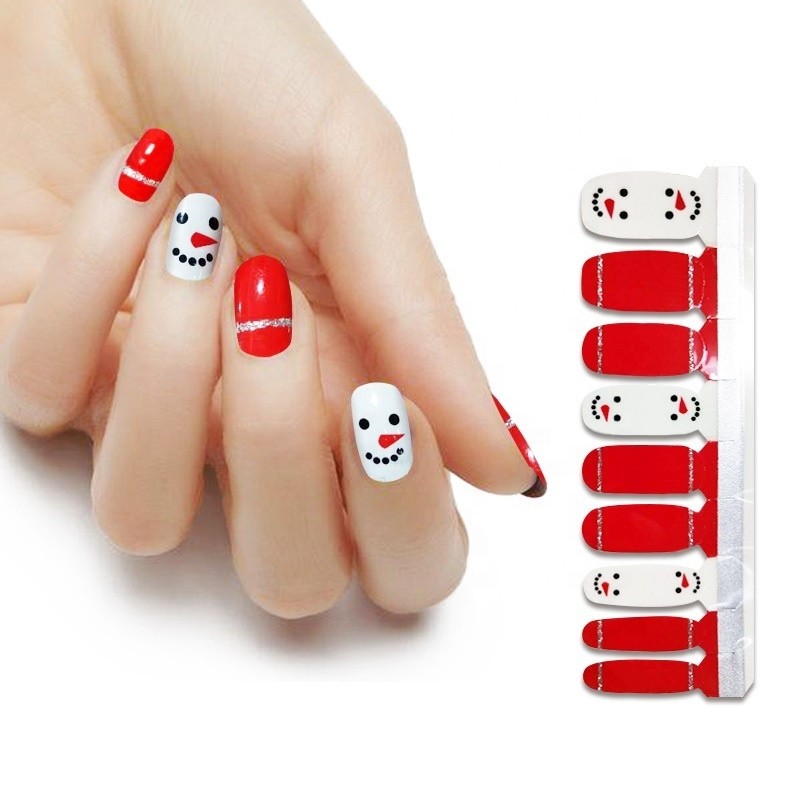 Latest Popular Excellent Quality Eco Friendly Glitter Nails Art Sticker