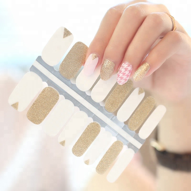 Top Quality 100% Real Nail Polish Nail Stickers for Girls