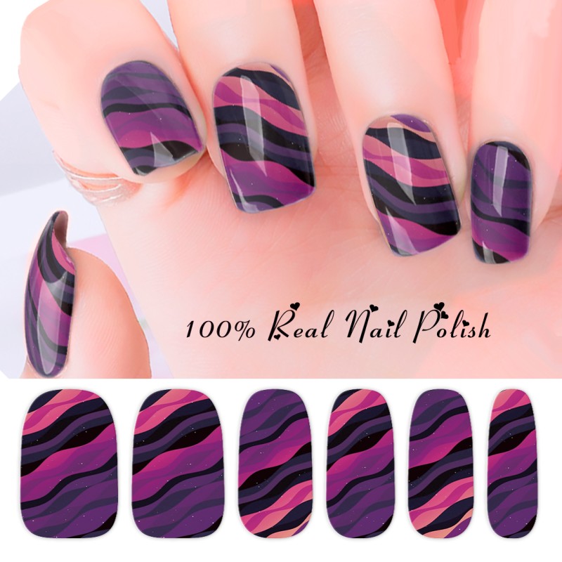 AMP/Olivia  Hot Selling Full Coverage Self-adhesive Nail Polish Sticker