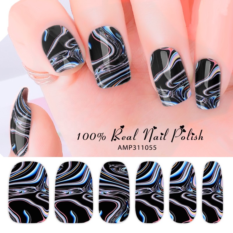 AMP/Olivia 2024 Newest Spring Designs Nail Wraps Polish Strips