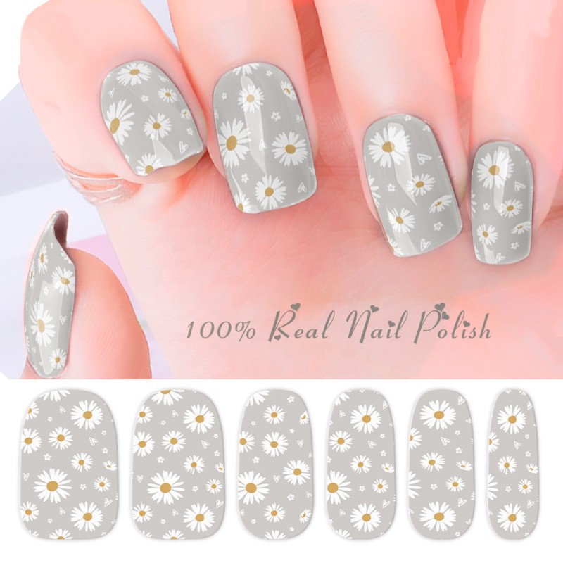 AMP/Olivia Nail Wraps Transparent Penuin Design