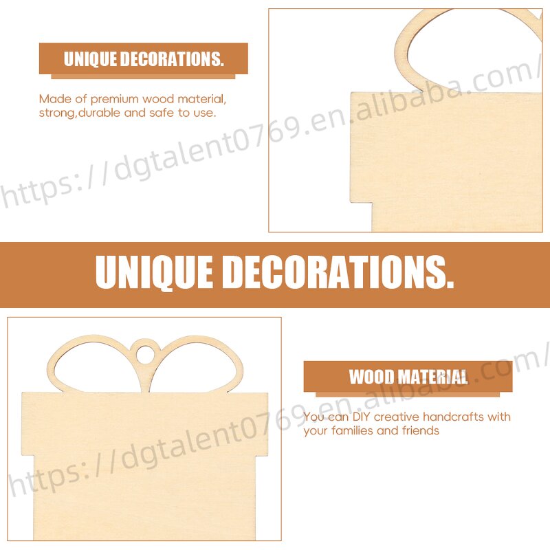 Christmas Ornament Manufacturer - DIY Painting Gift Box Shape