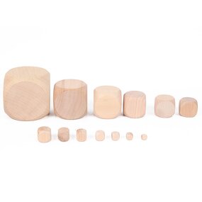 DIY Game Dice Supplier - Blank Wooden Cube for Party Supplies