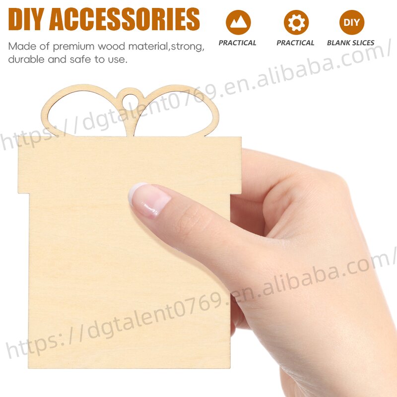 Christmas Ornament Manufacturer - DIY Painting Gift Box Shape