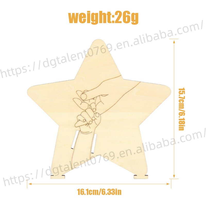 Commemorative Plaque Supplier - Star Shaped for Bracelet Storage