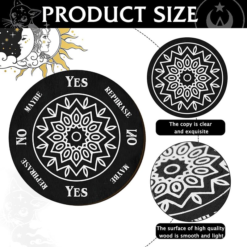 Wood Pendulum Board Factory - Personalized Divination Tool for Beginners