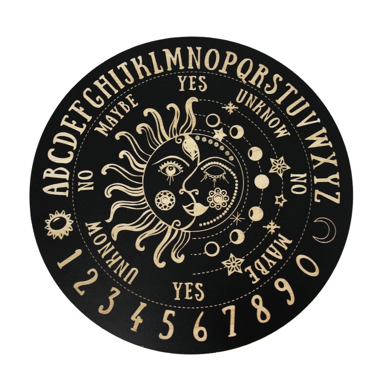Wooden Ouija Board Supplier - Round Crystal Ball Design for Rituals