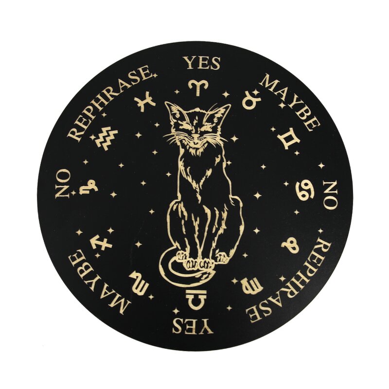 Wooden Ouija Board Supplier - Round Crystal Ball Design for Rituals