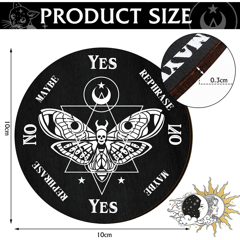 Wood Pendulum Board Factory - Personalized Divination Tool for Beginners