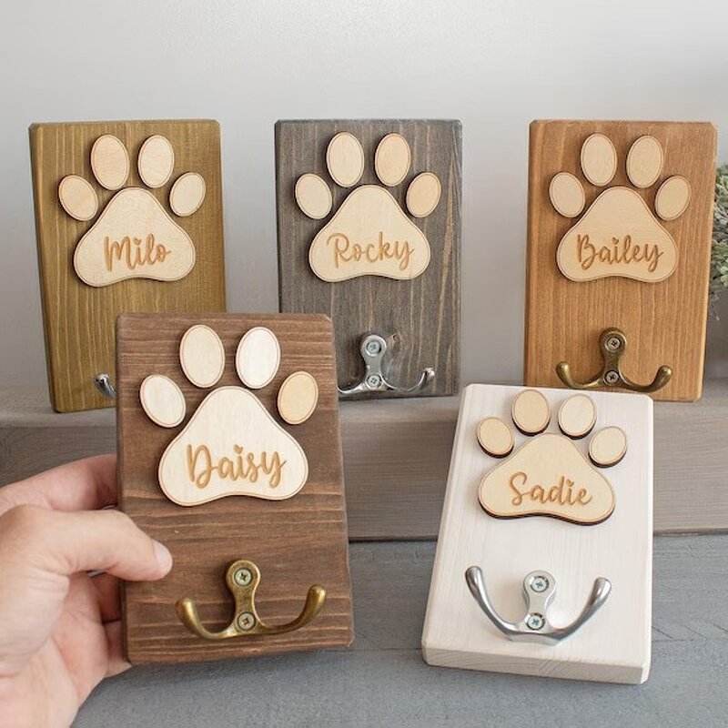 Wall Mounted Coat Rack Supplier - Farmhouse Leash Holder Pet Hanger