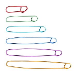 Safety Pins Supplier - Big Tiny Metal Buttons for Clothing Trimming