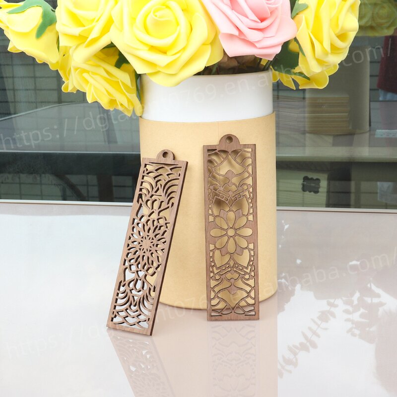 Wooden Bookmark Manufacturer - Laser Cut Ornate Pattern for Gifts