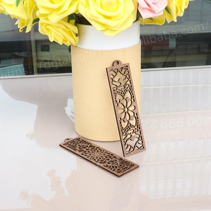 Wooden Bookmark Manufacturer - Laser Cut Ornate Pattern for Gifts