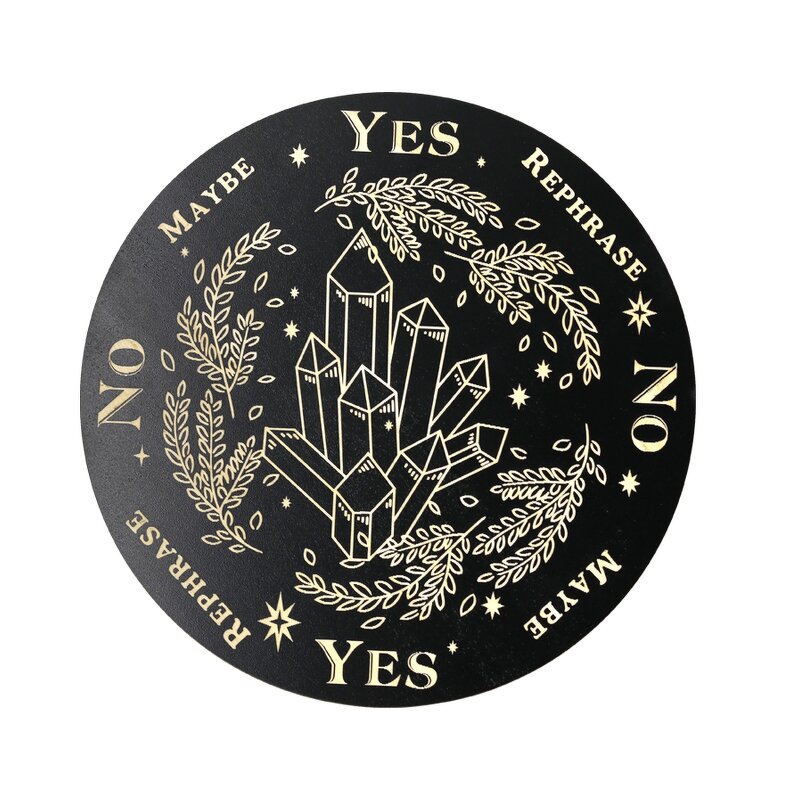 Wooden Ouija Board Supplier - Round Crystal Ball Design for Rituals