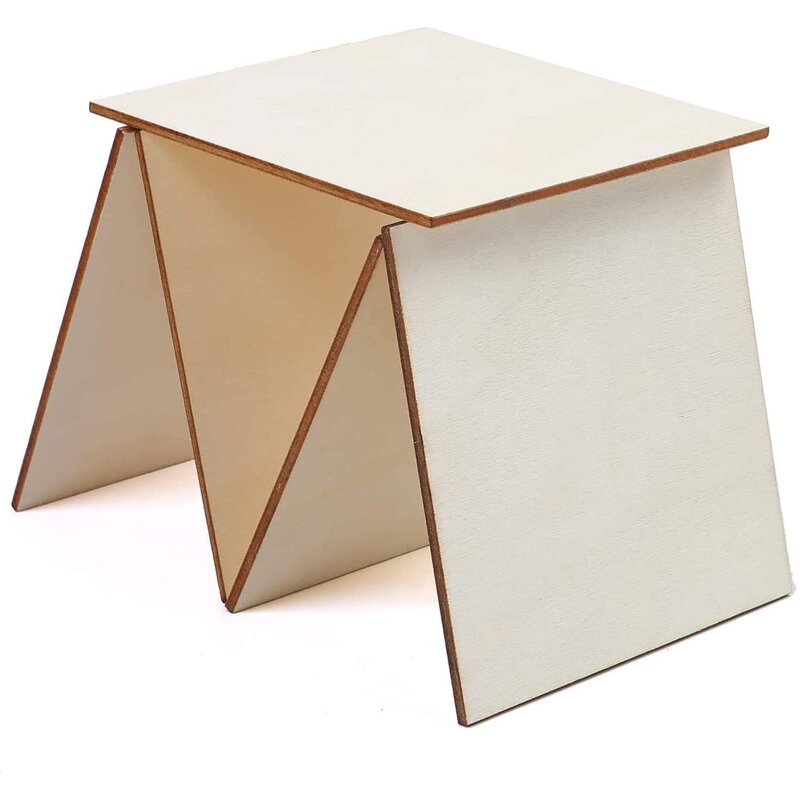 Square Plywood Pieces Supplier - 4X4 Inch for Painting DIY Crafts
